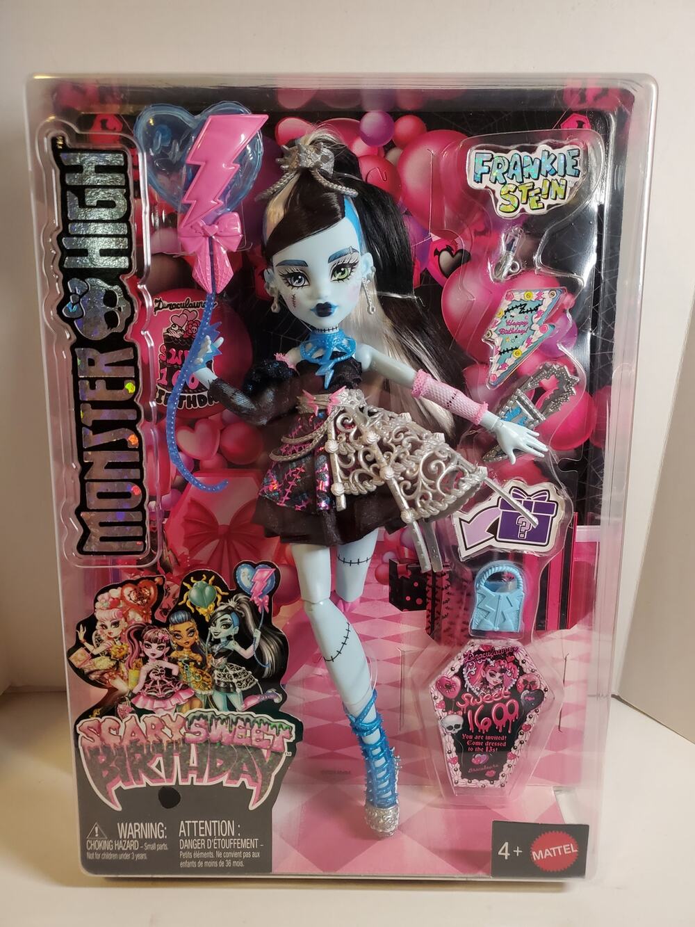 Monster High Scary Sweet Birthday - Frankie Stein  Doll & Accessories